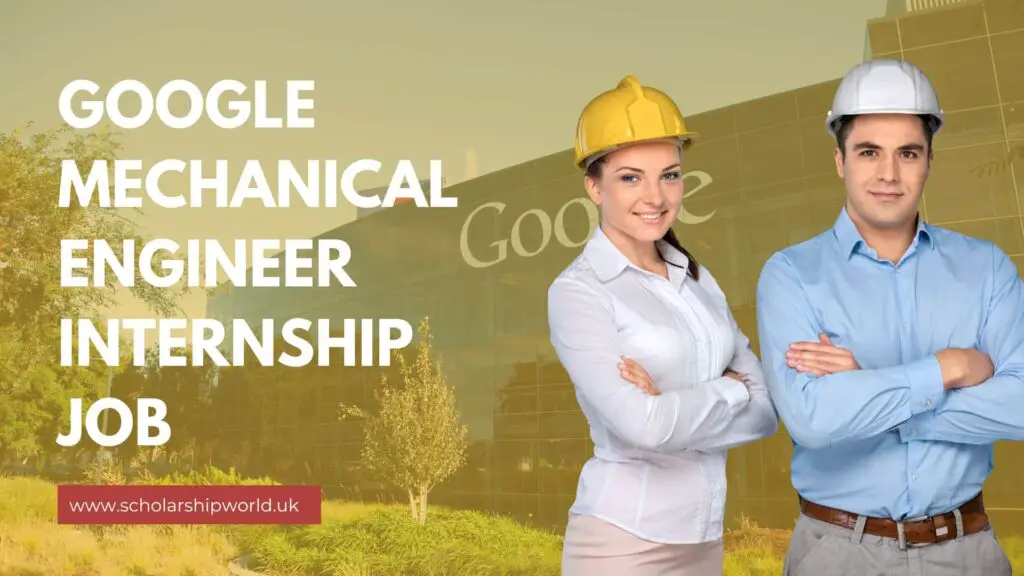 Google Mechanical Engineer Internship Job