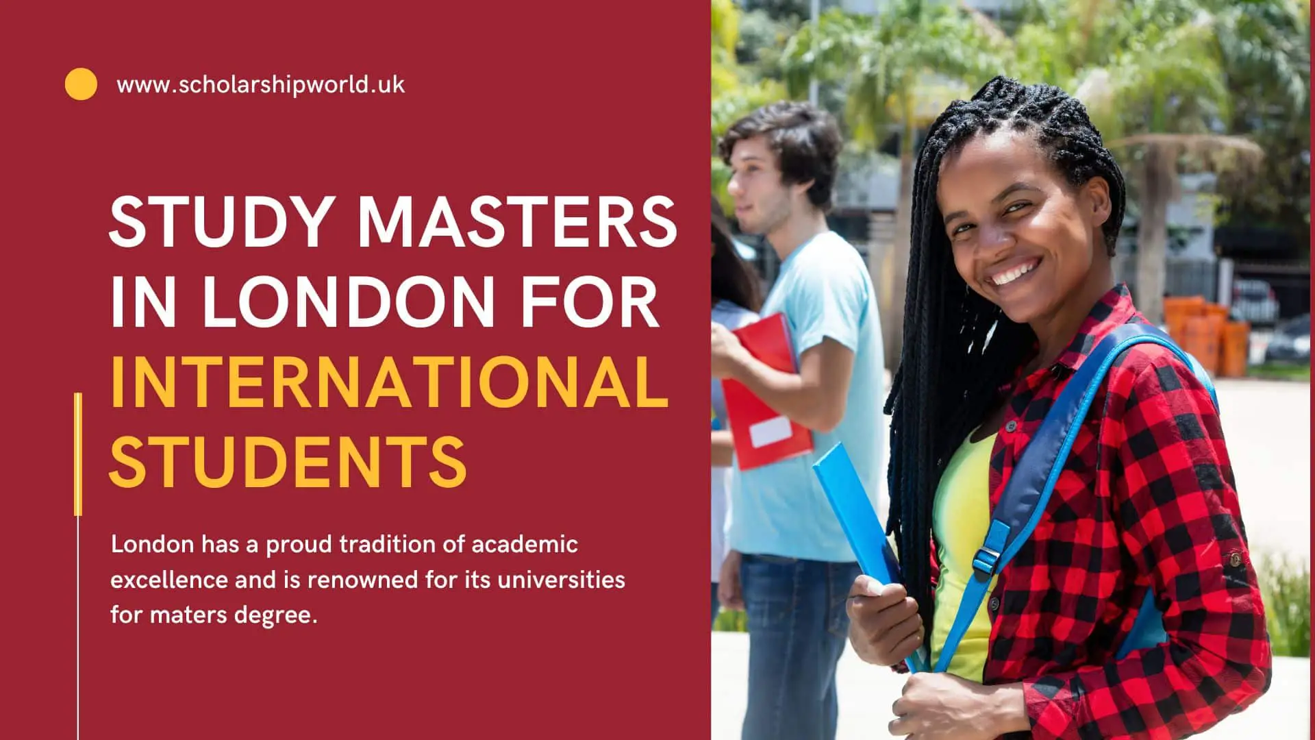 Study Masters in London for International Students