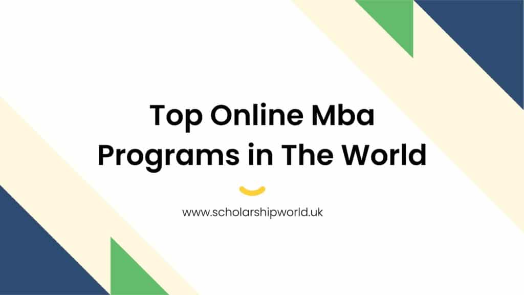 Top Online Mba Programs in The World
